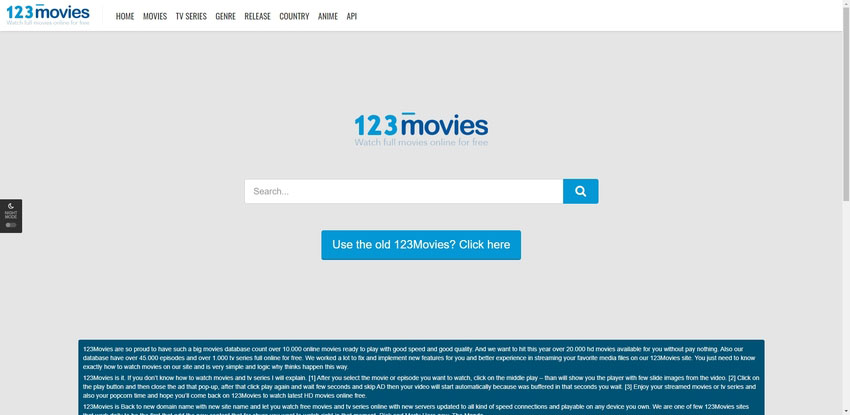 best movie streaming site-123movies
