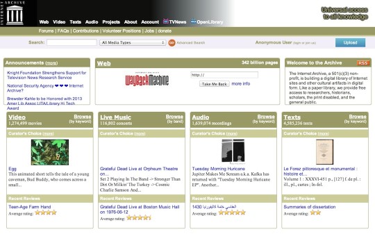 Fanfic websites - Internet Archive