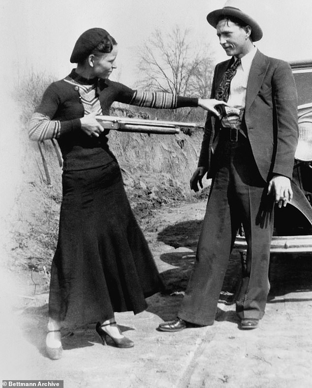 Relatives of notorious outlaw couple Bonnie Parker (left) and Clyde Barrow (right) want to see their remains laid to rest next to each other in Dallas, rather in separate cemeteries in Dallas