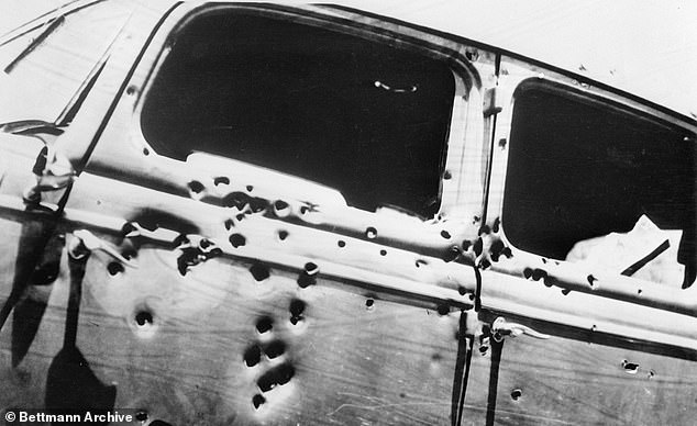 Around 107 rounds were said to have been fired at Bonnie and Clyde after they were ambushed in Louisiana in 1934
