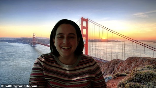 S.J. Pearce, from the US, super imposed herself onto the Gold Gate Bridge in San Francisco and joked: 