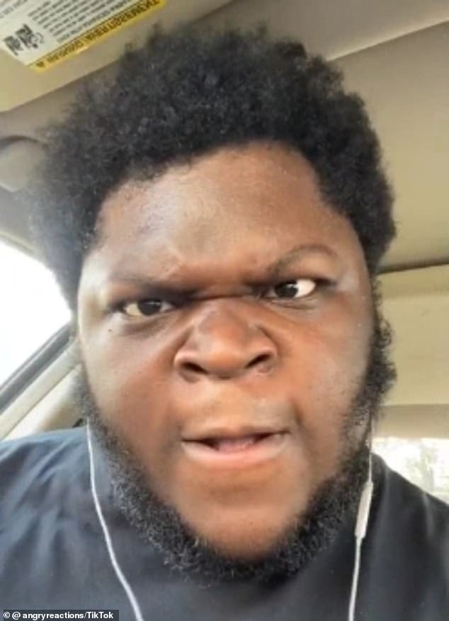 Revelation: Oneya Johnson, 22, has revealed that he has been living in his car in Lafayette, Indiana, for the past few months while filming his viral 