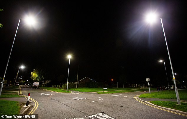 New eco-streetlamps are preventing residents in Swindon, Wiltshire, from sleeping because the lights are 