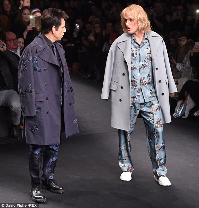 From enemies to BFFs! Zoolander and Hansel put their differences aside at the end of the first movie
