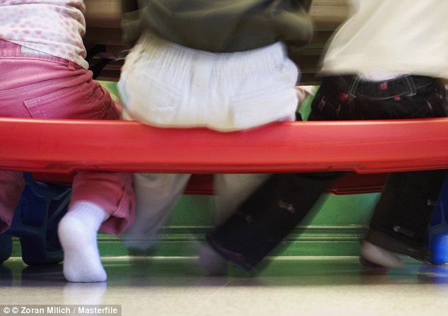 One parent revealed that children were forced to stand against a wall waiting to be collected for three hours 