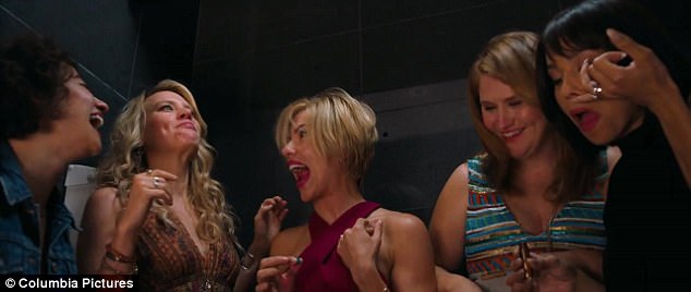 Illegal: The next scene shows the ladies taking in the drug in the women