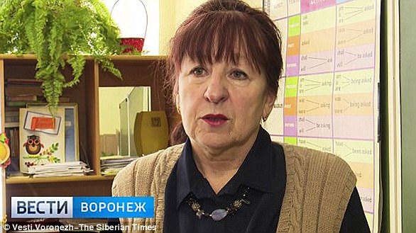 His class teacher Lyudmila Lazareva (pictured) said: 