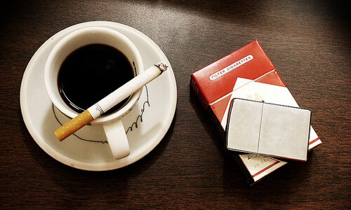 Сигареты с кофе