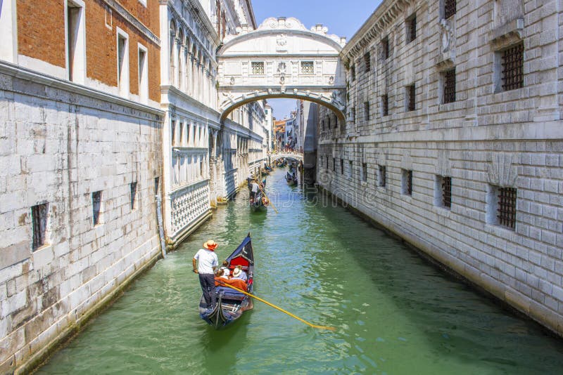 Bridge of Sighs Venice Italy stock photography