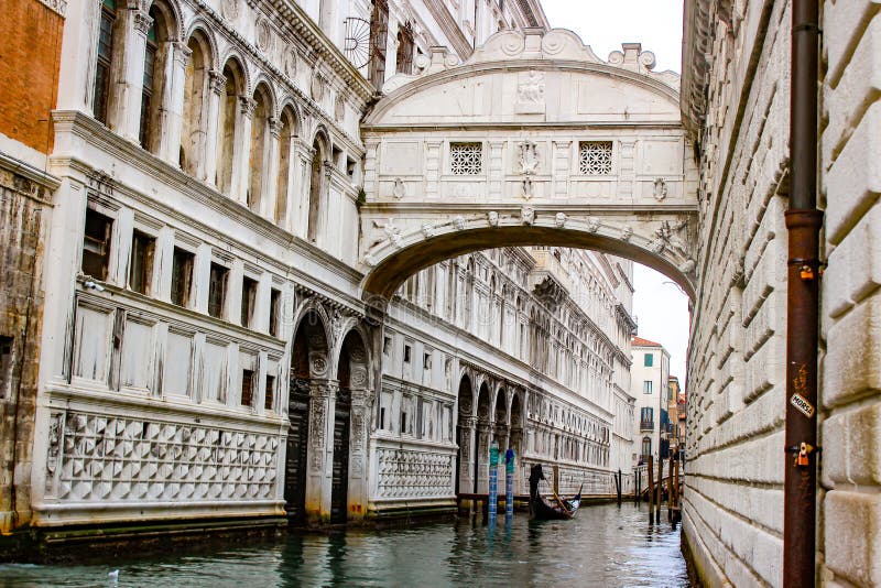 Bridge of Sighs, Venice Italy. A picture of The Bridge of Sighs in Venice, Italy royalty free stock photo