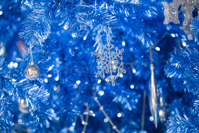 Fantasy blue glitter Christmas happy new year. Fantasy blue glitter Christmas happy new year for background stock image
