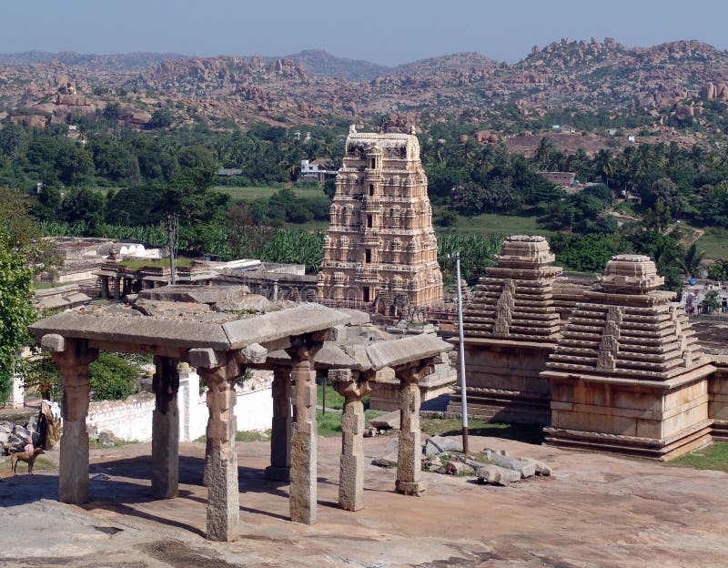 Hampi, Vijayanagar royalty free stock photography