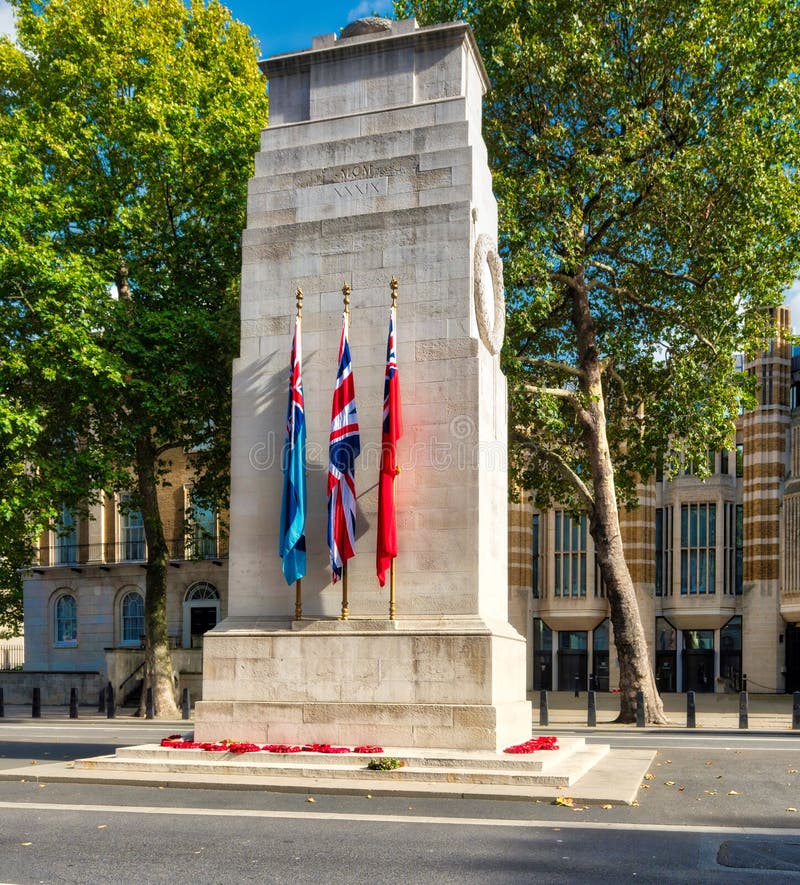 Statue of Duke of Cambridge, Whitehall stock images