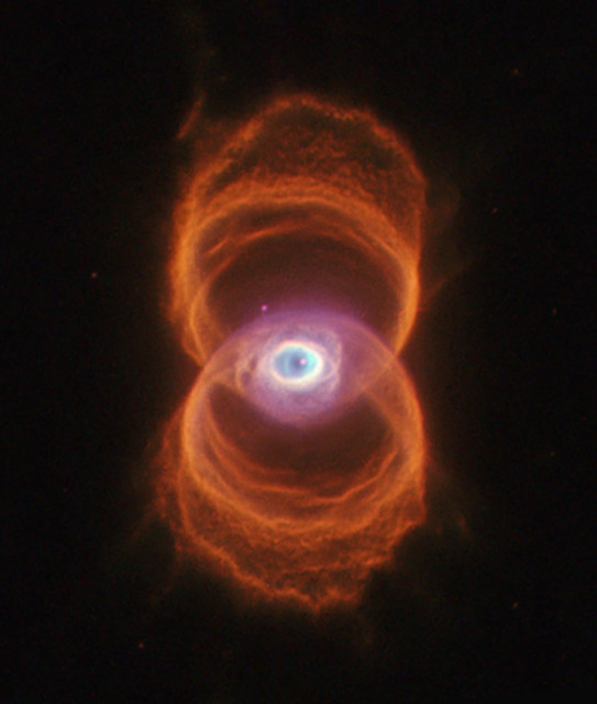 hourglass nebula,engraved hourglass nebula