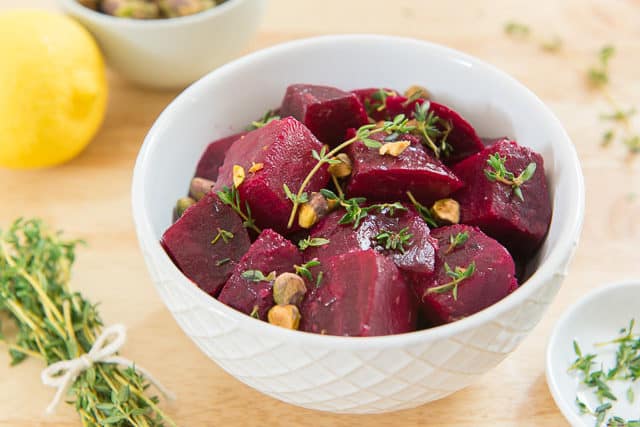 Roasted Beets Recipe - Tossed with Lemon and Herbs