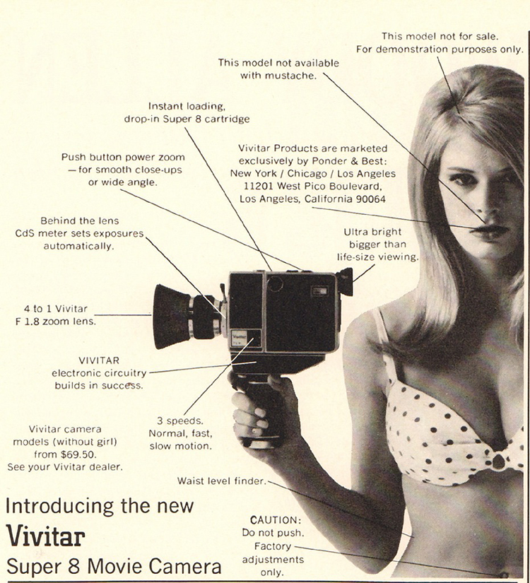 Описание камеры VivitarSuper-8