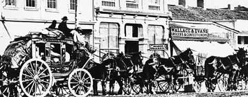 The Wells Fargo stagecoach