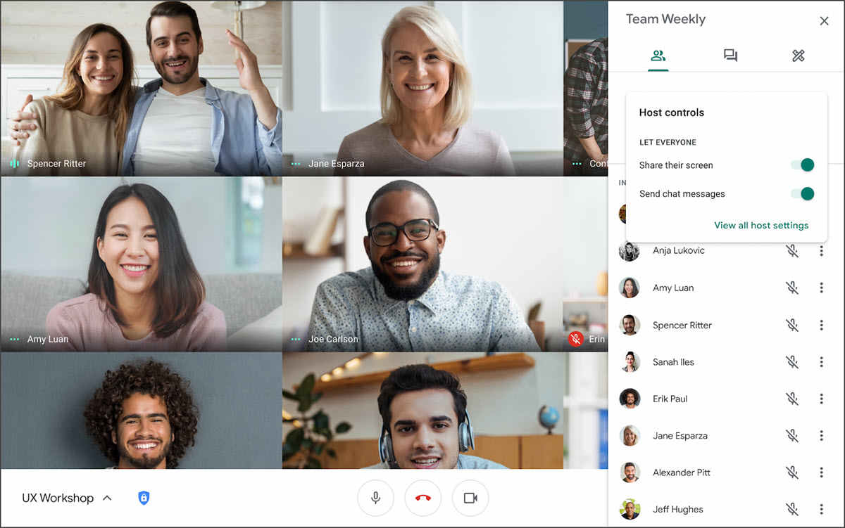 Google Meet ahora da más controles a los profesores para organizar las reuniones